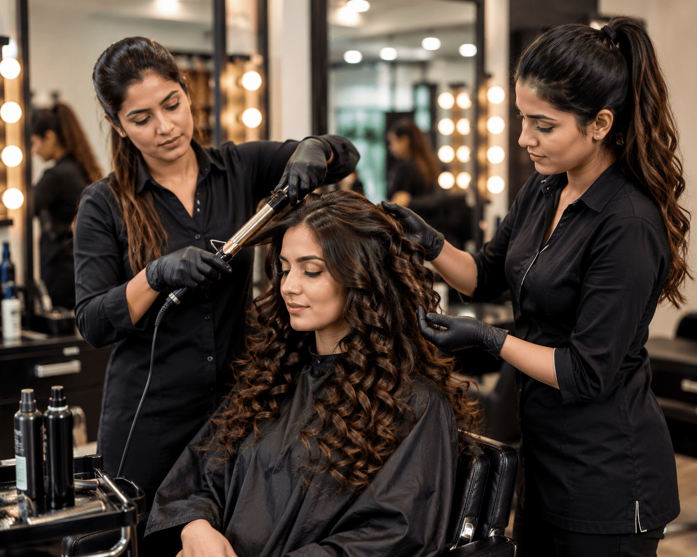 curly hair service