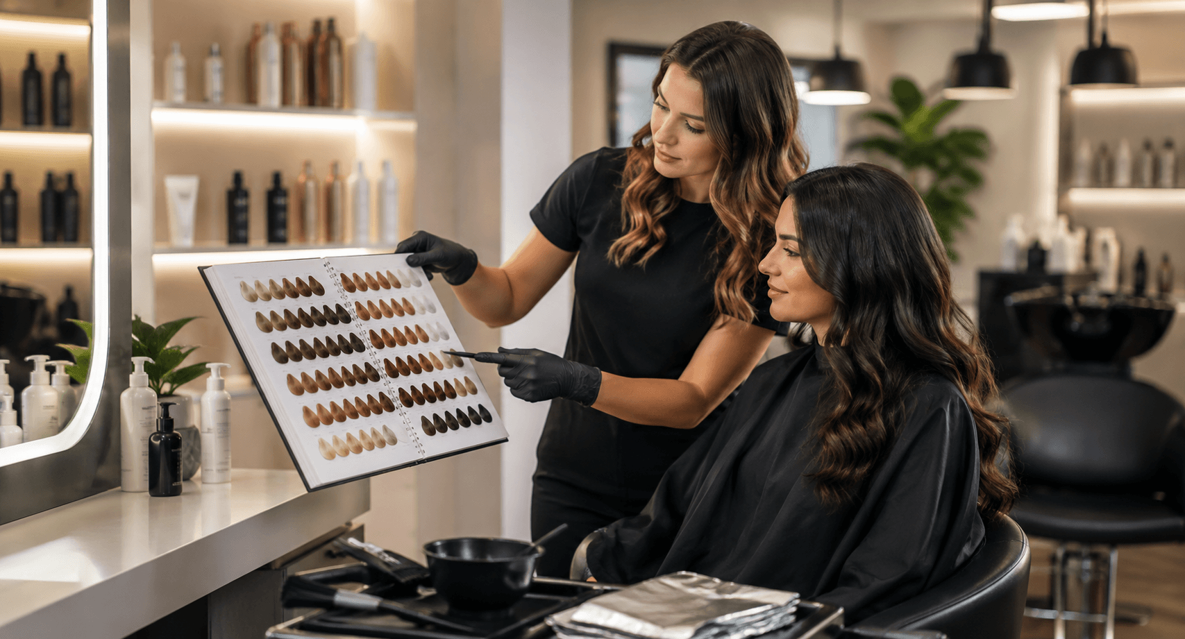hair colour process