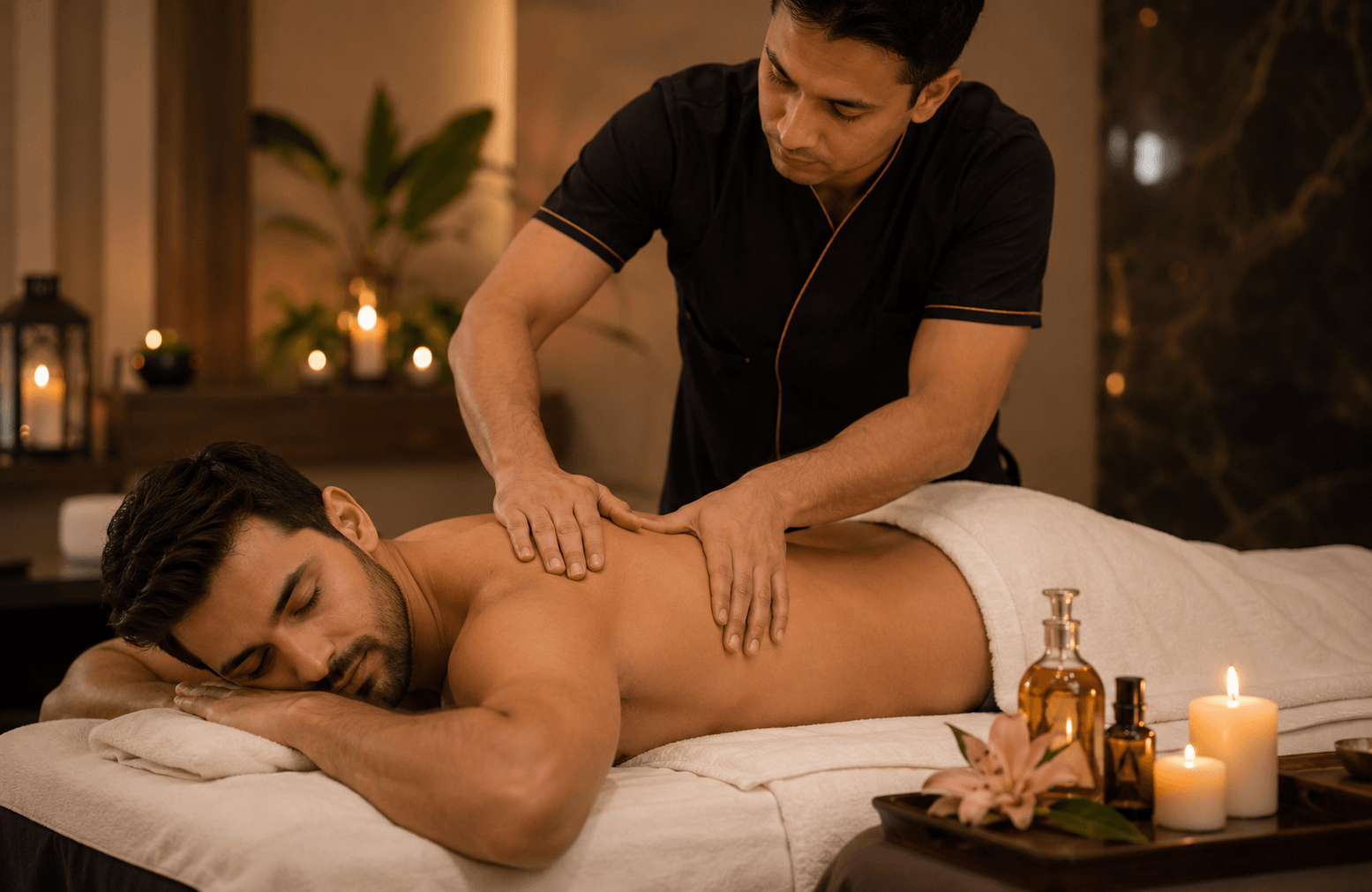 men massage